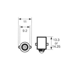 Lâmpadas 12V 4W T4 (caixa com 10 unid.)