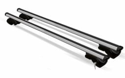 Barras de Tejadilho (2) em Alumínio para Veículos com Barras Longitudinais Origem 120 cm