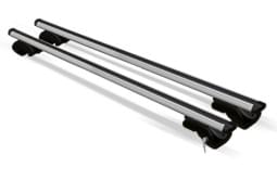 Barras de Tejadilho (2) em Alumínio para Veículos com Barras Longitudinais Origem 135 cm