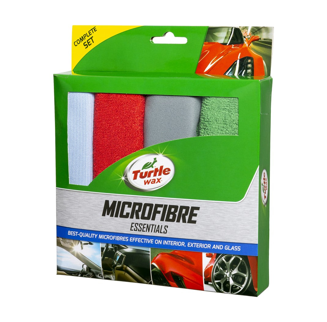 Conjunto de 4 Panos Microfibra Multiusos 40x30 cm Turtle Wax