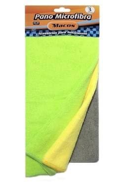 Pack 3 Panos Microfibra Multiusos 30 x 40 cm