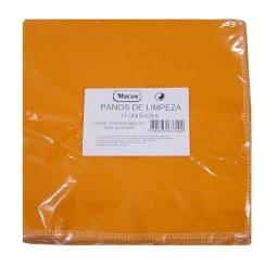 Panos de Limpeza em Algodão 50 x 50 cm (12 unidades) Macos