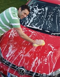 Pack Esponja Jumbo com Champô Auto com Cera Zip Wax 1L Turtle Wax