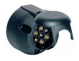 Tomada Plástica para Reboque 7 Pólos