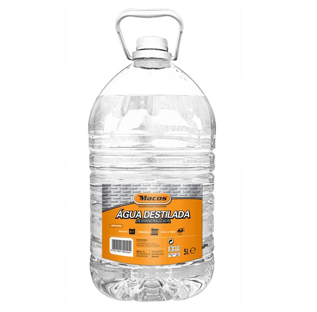 Água destilada Desmineralizada