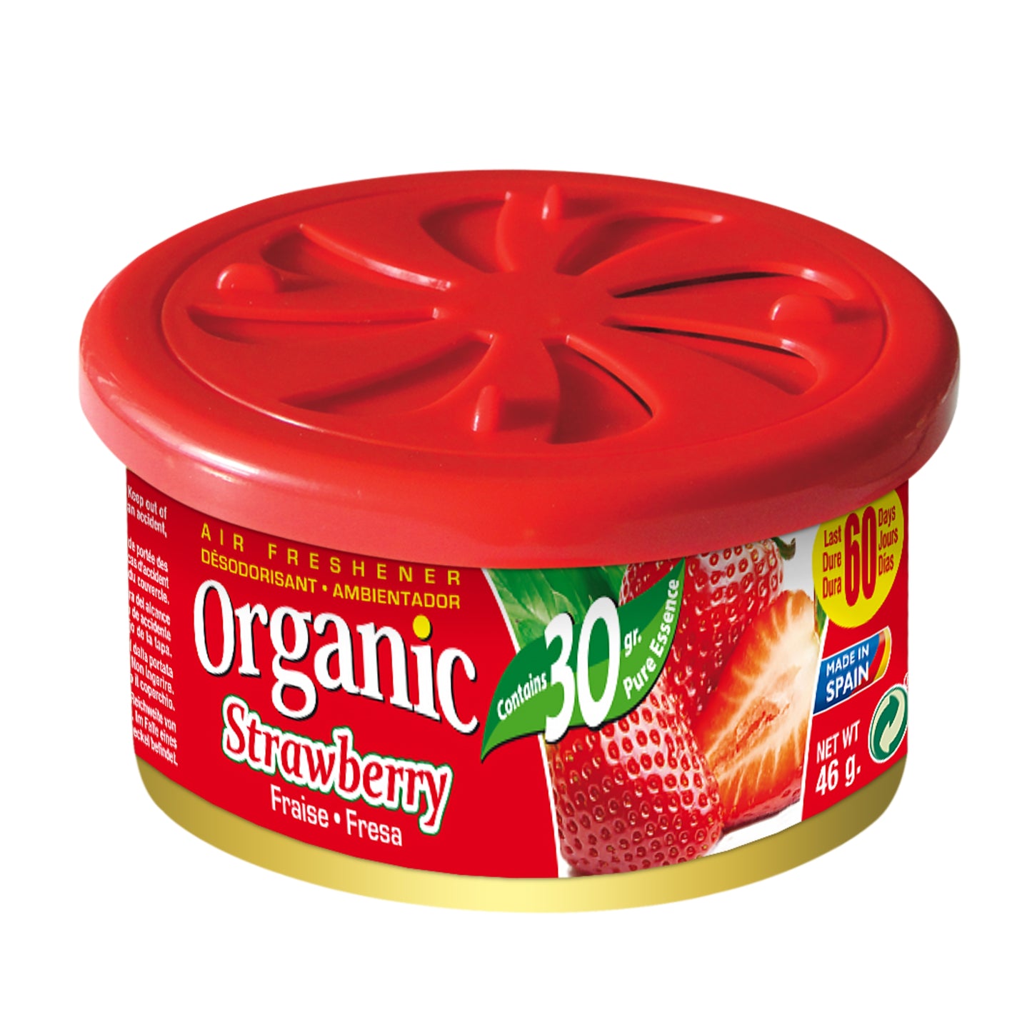 Ambientador em Lata Organic Morango