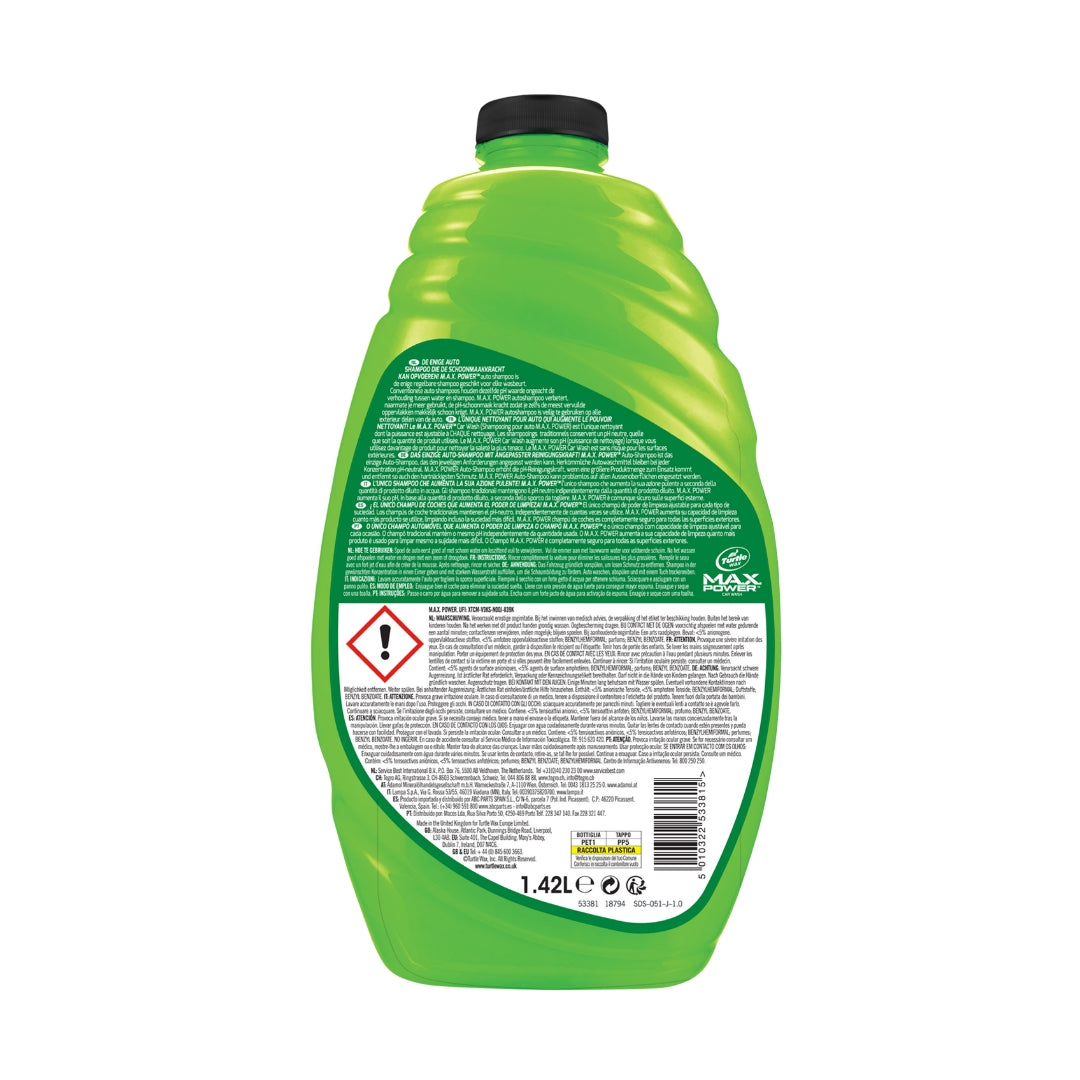 Champô M.A.X.-POWER 1,42L Turtle Wax