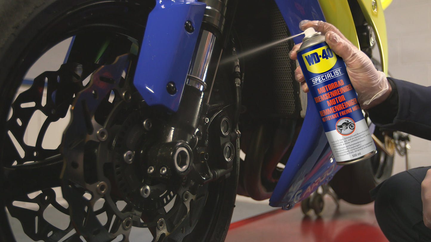 Limpa Travões para Moto WD-40 Specilaist Motorbike 500 ml