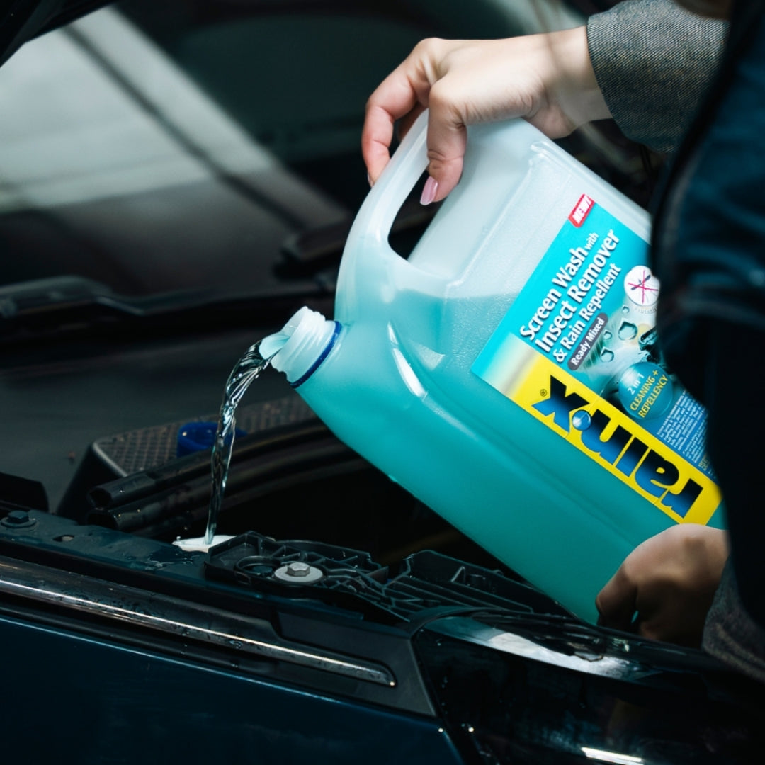 Limpa Pára-brisas de Verão com Eliminador de Insectos e Anti-Chuva "Rain-X" 5L