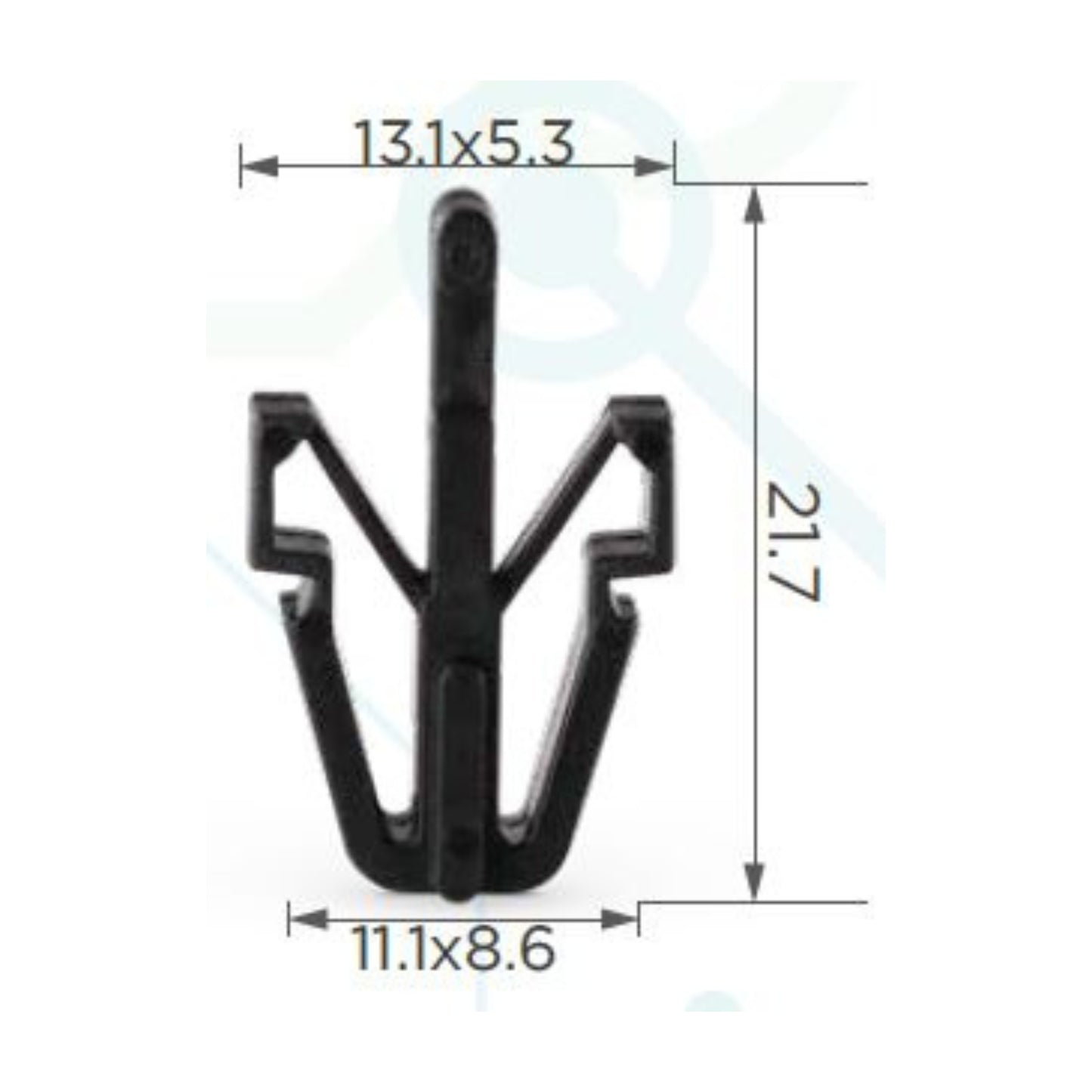 Molas de Fixação em Plástico C14 (embalagem com 50 molas)