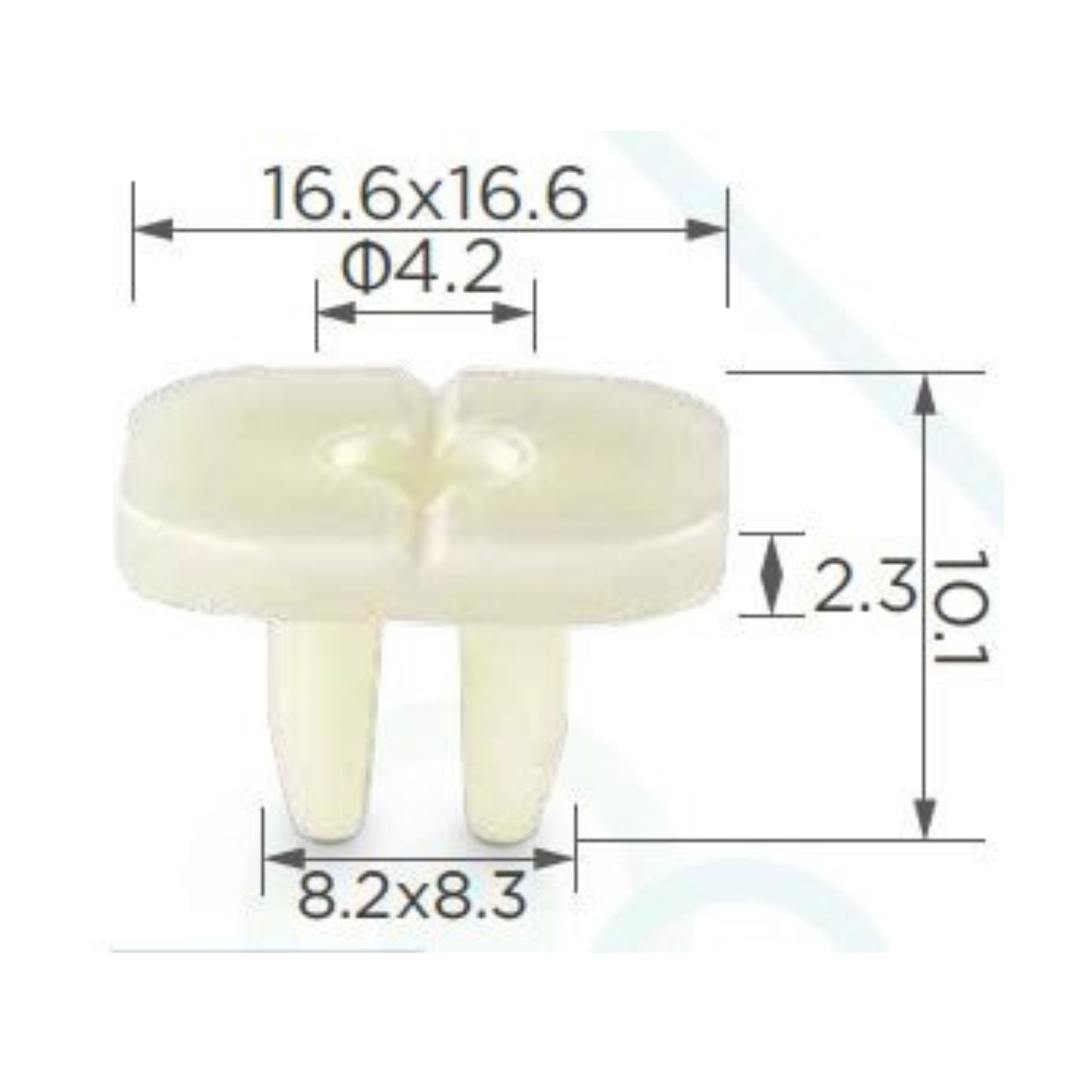 Molas de Fixação em Plástico C32 (embalagem com 50 molas)