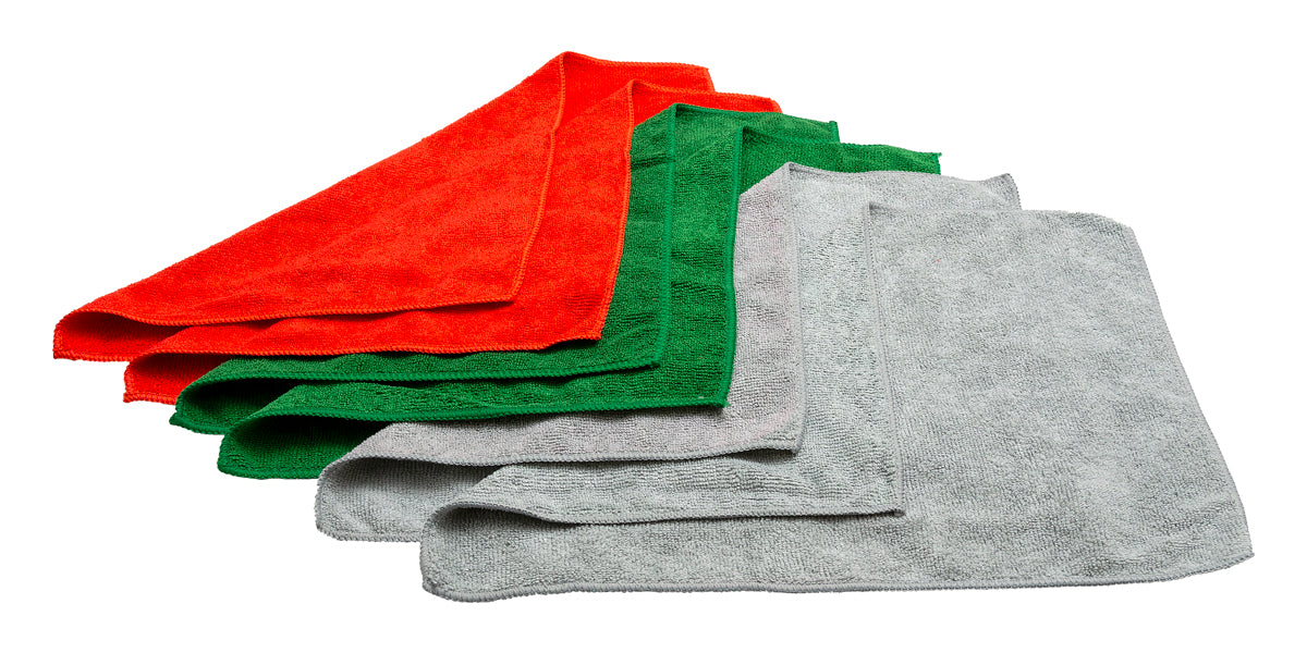 Conjunto de 6 Panos Microfibra Multiusos 40x30 cm Turtle Wax