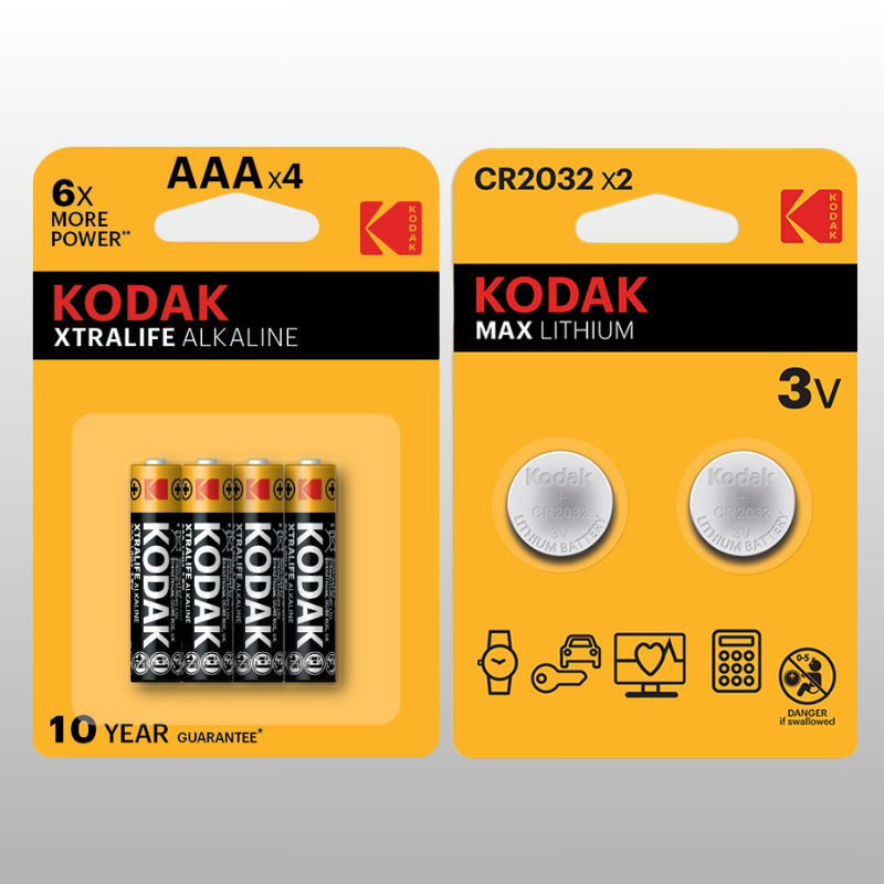Pilhas Alcalinas Kodak