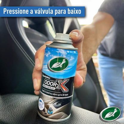Power Out Odor-X Eliminador de Odores para Sistema Ventilação Savage Ice 100 ml Turtle Wax