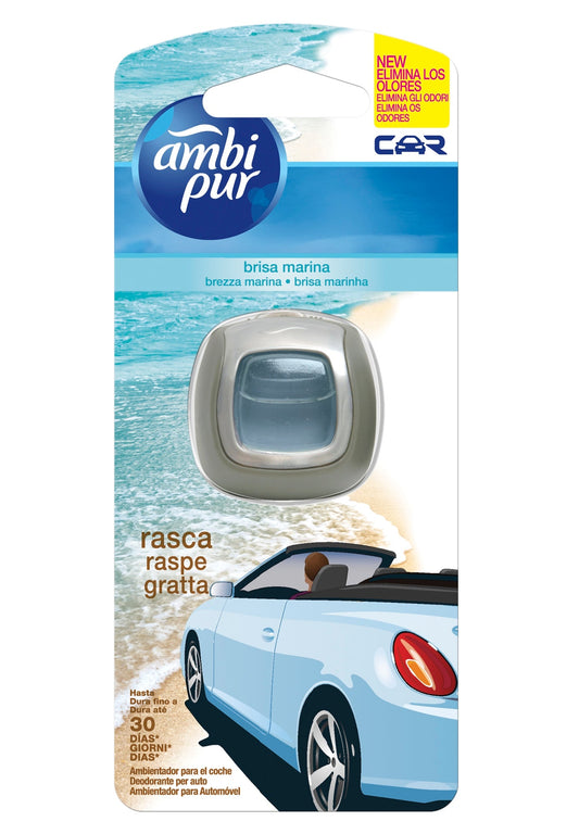 Ambientador Ambipur Car para Ventilador Brisa Marinha