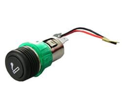 Kit Isqueiro com Luz 12 volts Europa