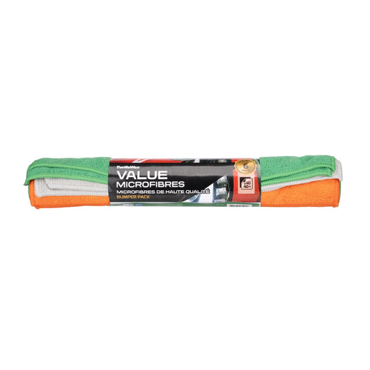Conjunto de 6 Panos Microfibra Multiusos 40x30 cm Turtle Wax