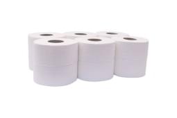 Papel Higiénico Jumbo Folha Dupla (embalagem: 12 rolos)