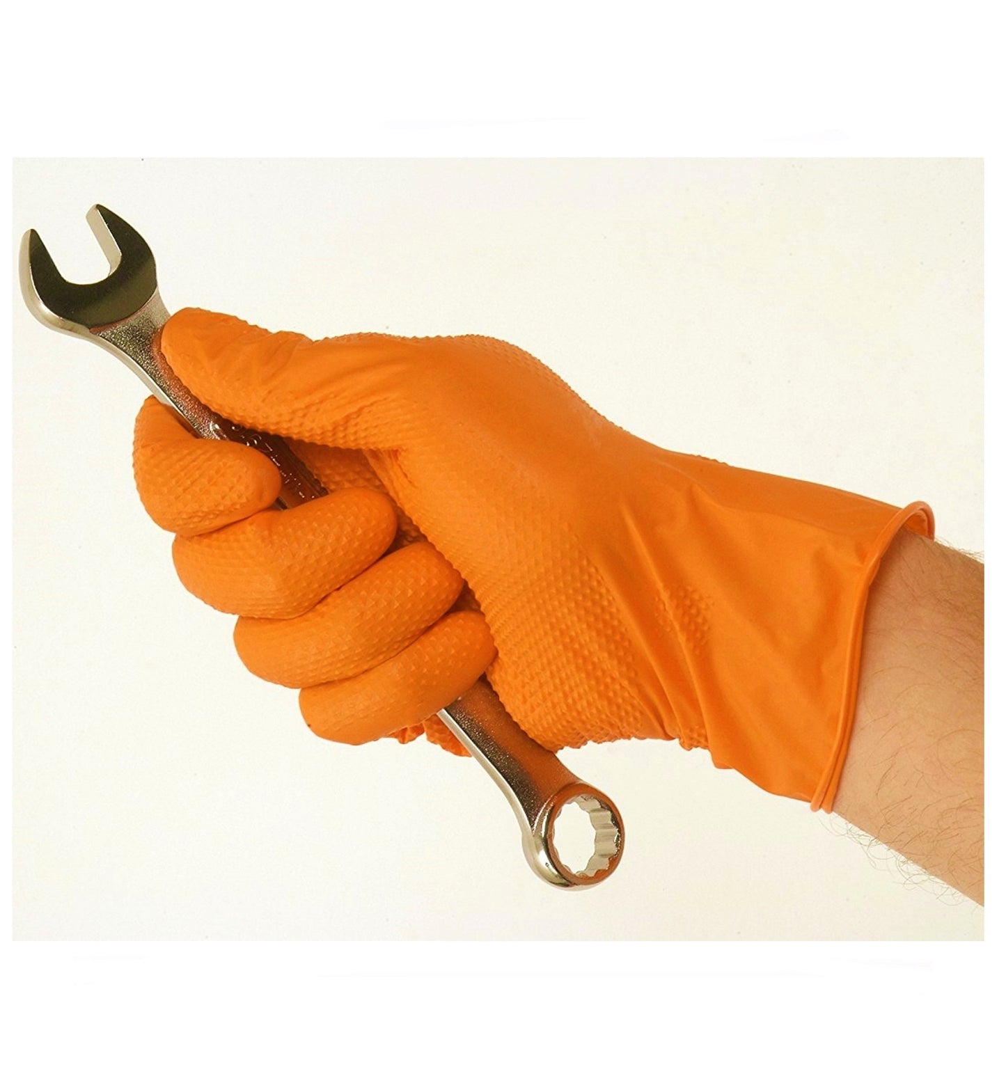 Luvas Nitrilo Laranja Ultragrip Tamanho XL (Cx.50 unidades)