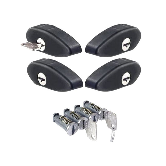 4 anti-theft end caps CRUZ Airo + 4 anti-theft key locks #1