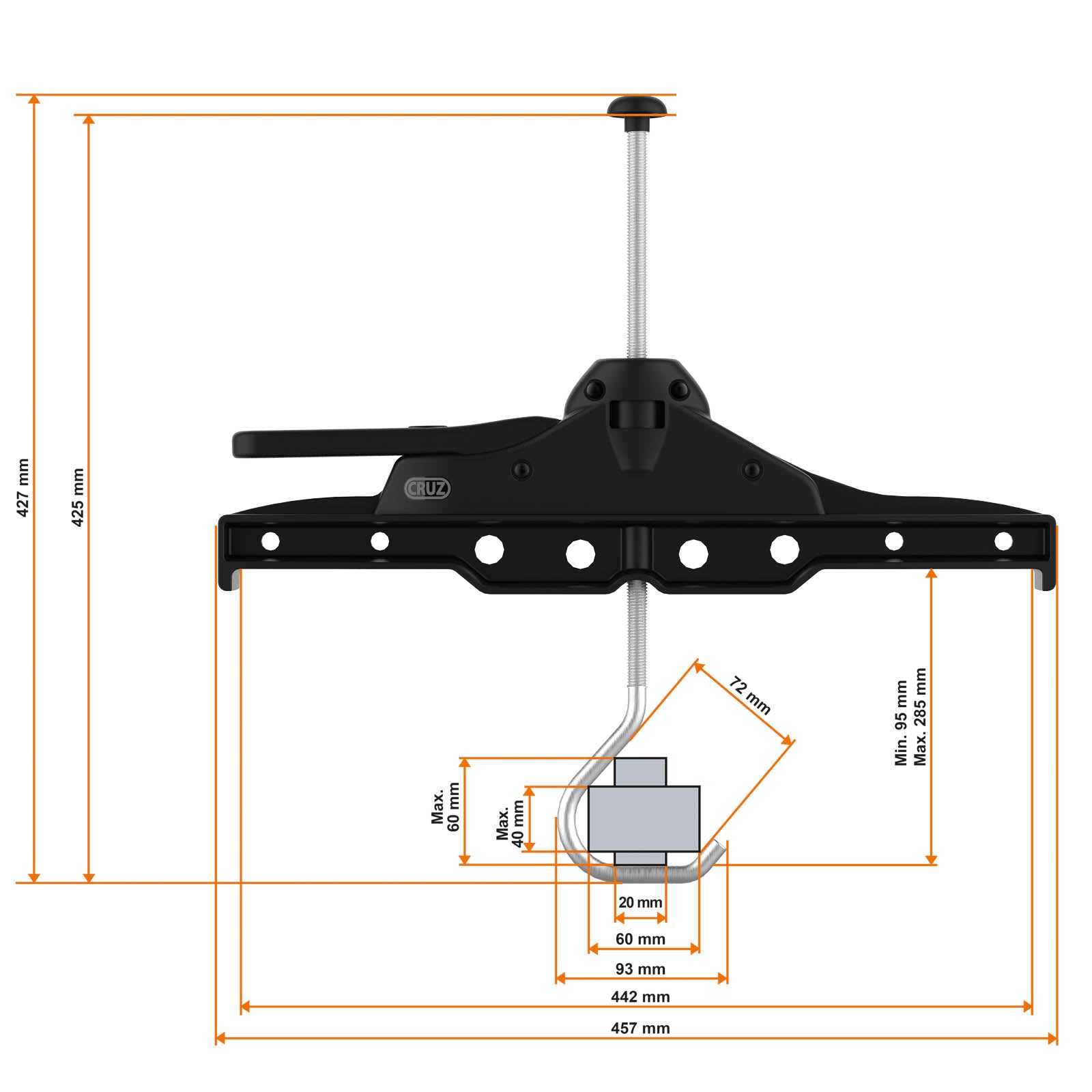 CRUZ Ladder Clamp #8