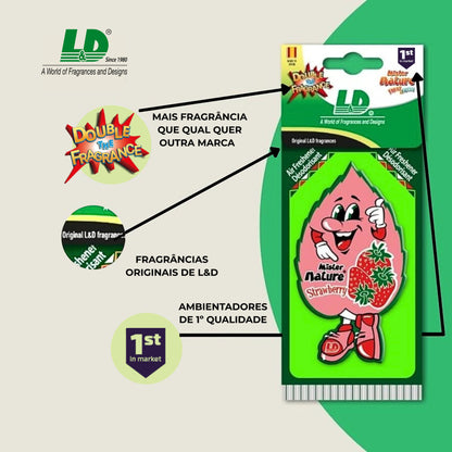 Ambientador Mister Nature Morango
