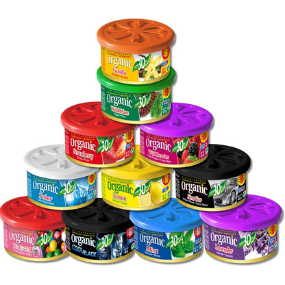 Ambientador em Lata Organic Baunilha