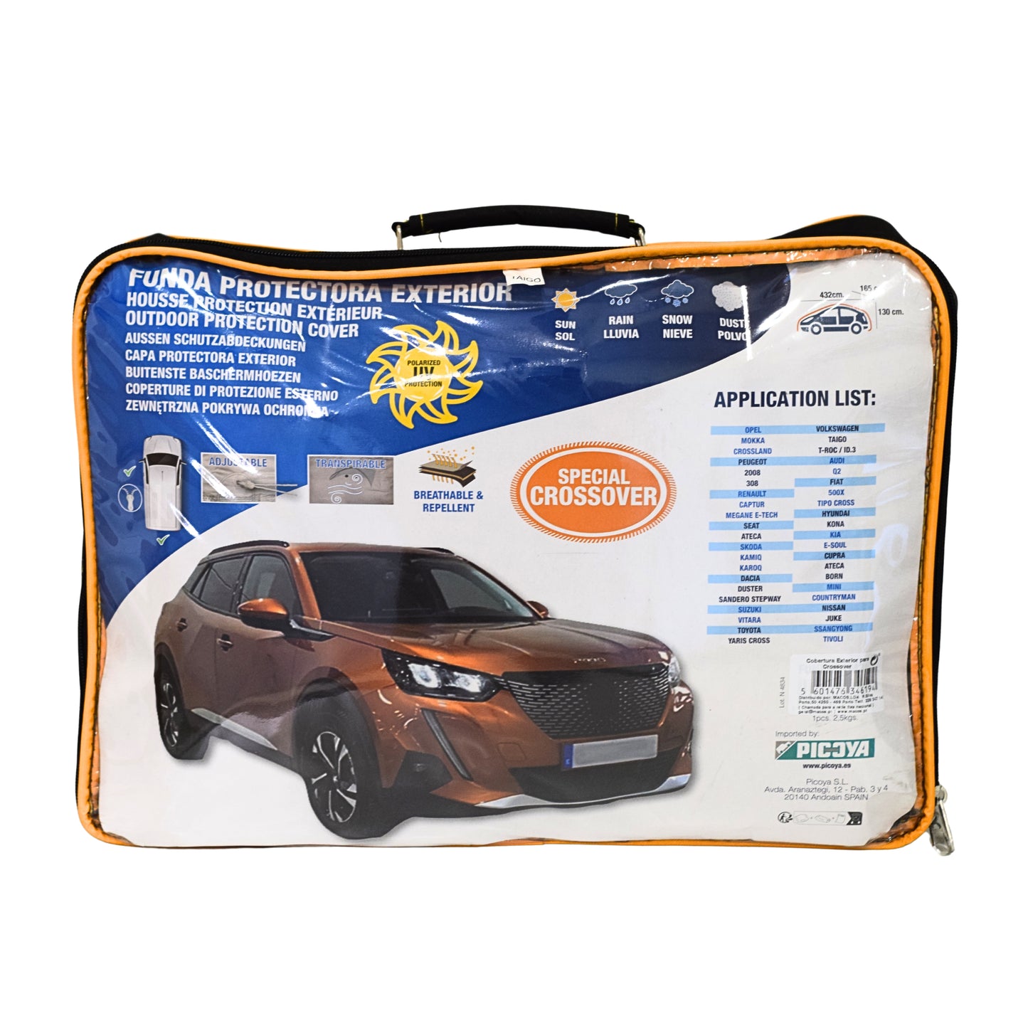 Cobertura de Exterior para Crossover