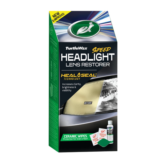 Kit de Restauro de Faróis "Speed Headlight Lens Restorer" Turtle Wax