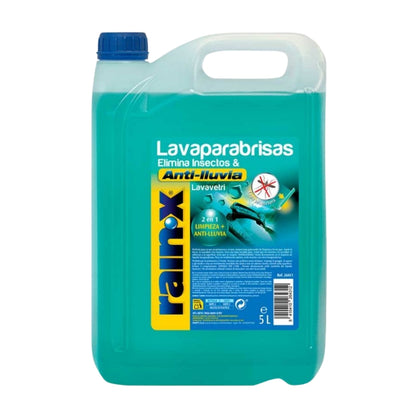 Limpa Pára-brisas de Verão com Eliminador de Insectos e Anti-Chuva "Rain-X" 5L
