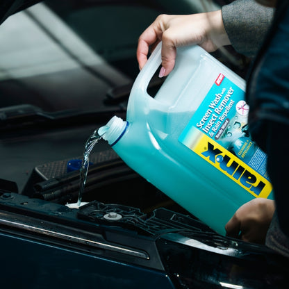 Limpa Pára-brisas de Verão com Eliminador de Insectos e Anti-Chuva "Rain-X" 5L