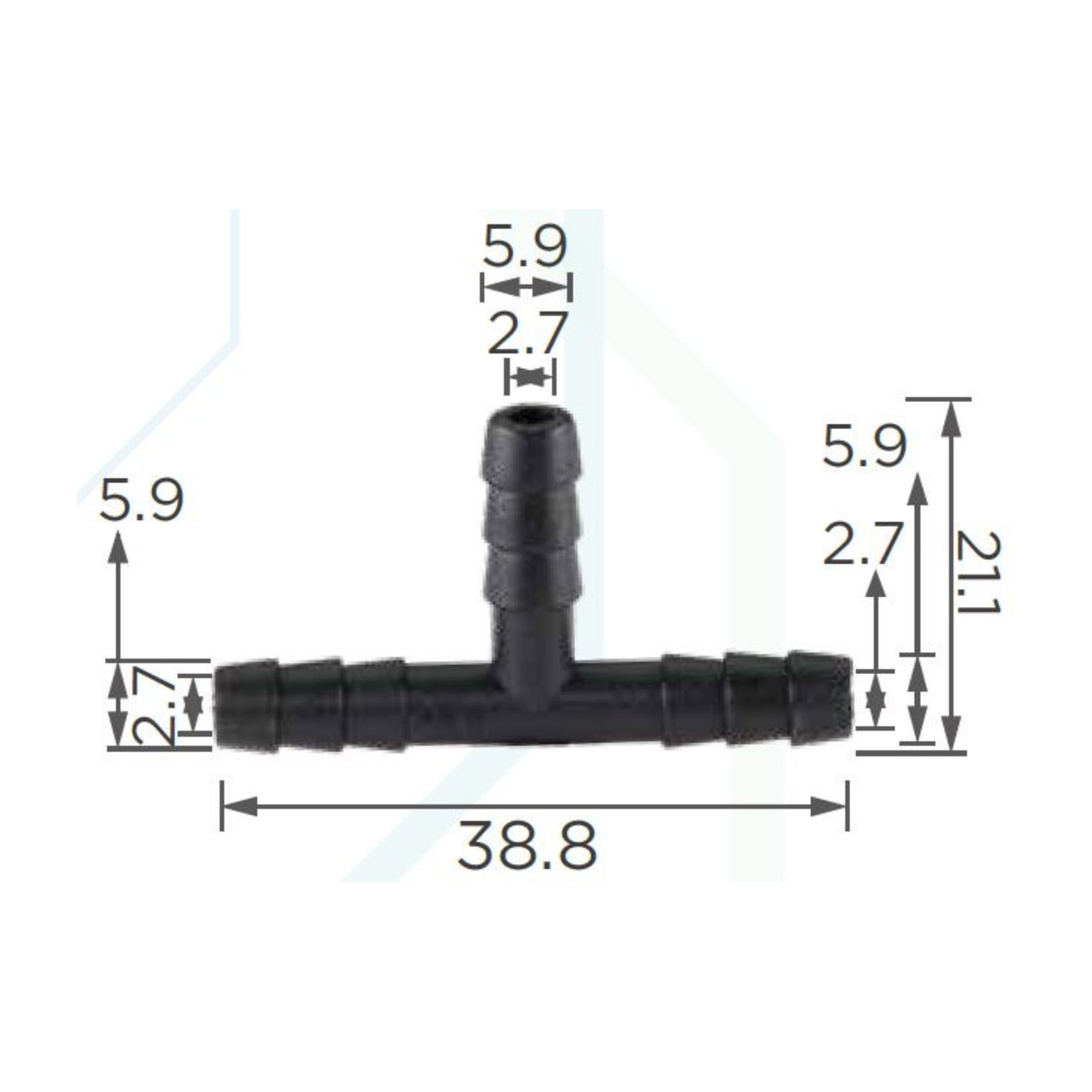 Molas de Fixação em Plástico C406 (embalagem com 50 molas)