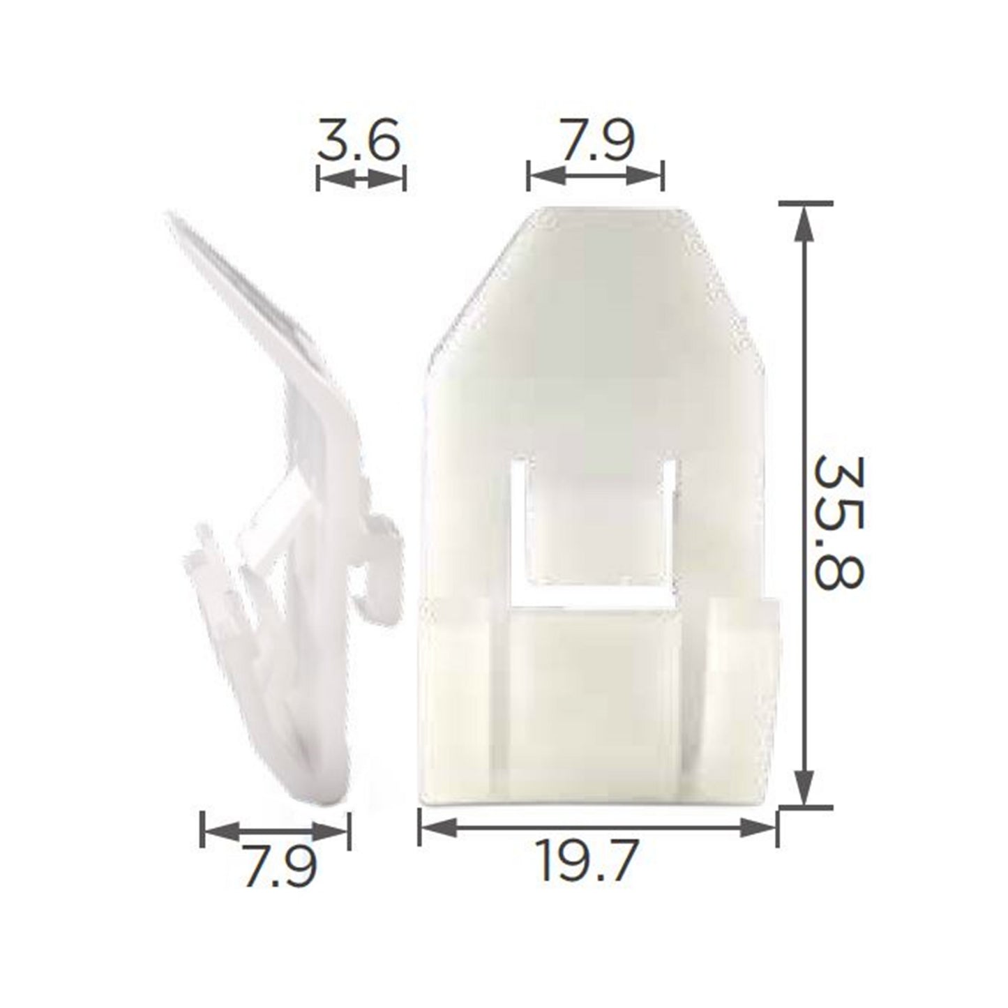 Molas de Fixação em Plástico C640 (embalagem com 50 molas)