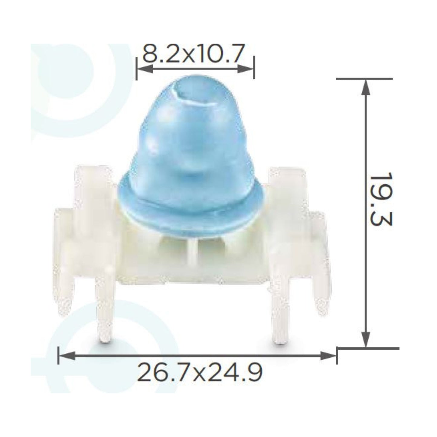 Molas de Fixação em Plástico C916 (embalagem com 50 molas)