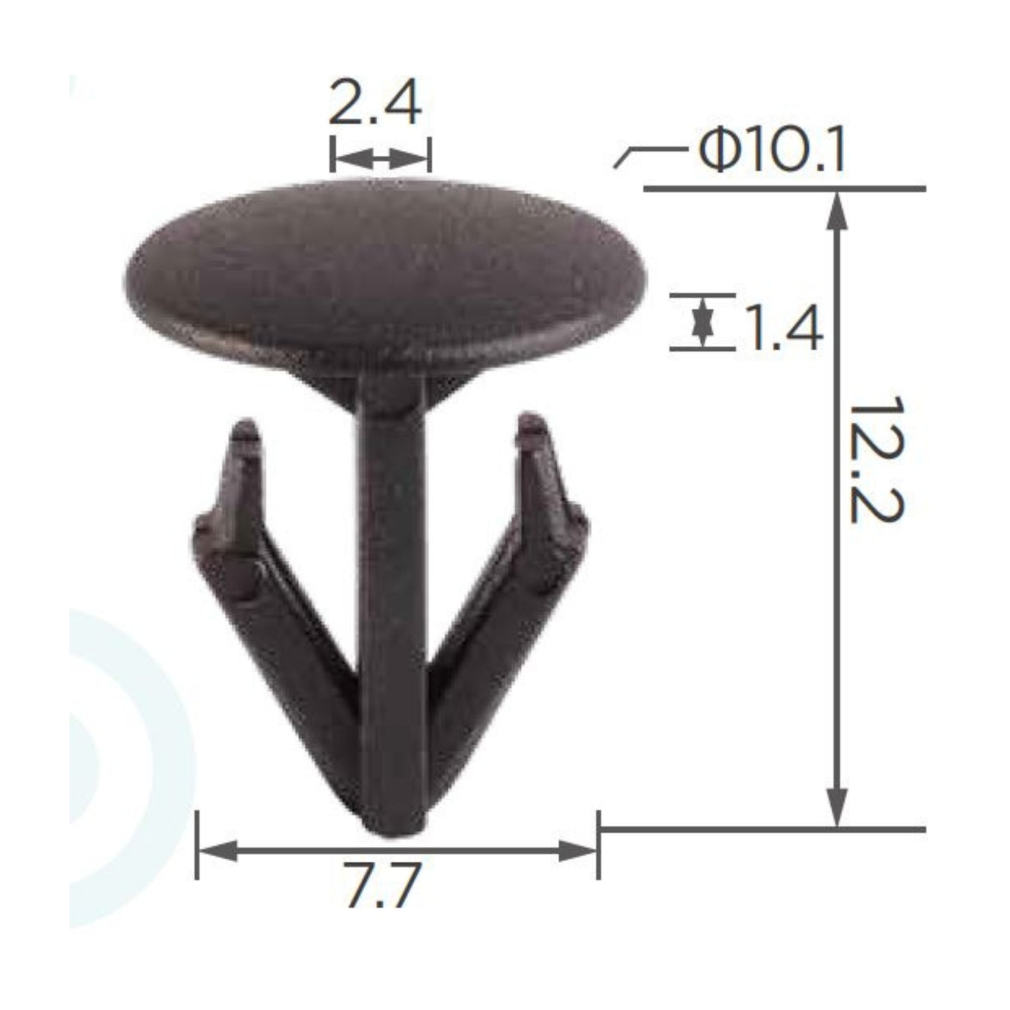 Molas de Fixação em Plástico C587 (embalagem com 50 molas)