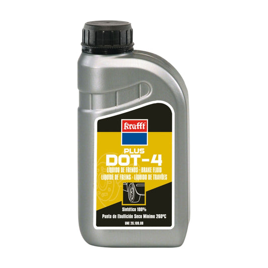 Óleo de Travões 100% Sintético DOT4 500 ml Krafft