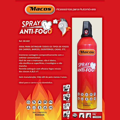 Spray Anti-Fogo 750 gr "Macos"