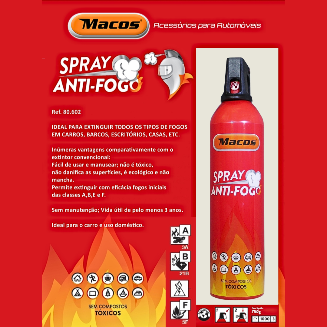 Spray Anti-Fogo 750 gr "Macos"
