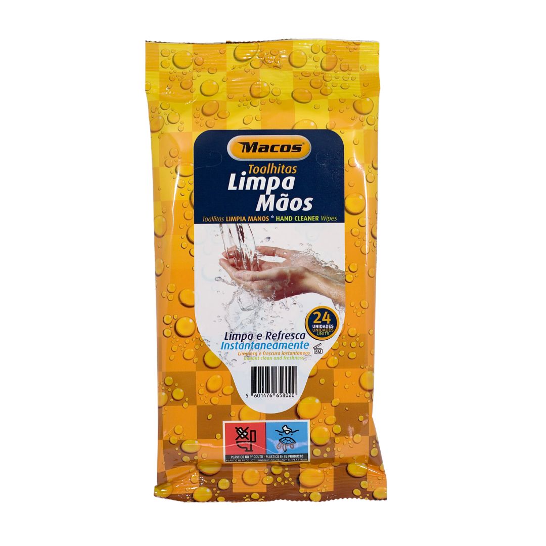 Toalhitas Limpa Mãos (20 toalhitas)
