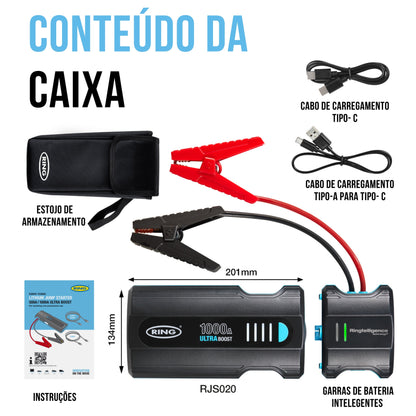Ultra Booster de Arranque Compacto Litio 12V 1000A