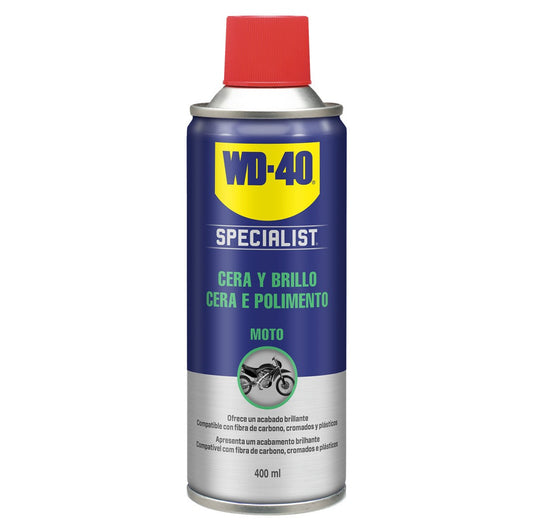Cera e Polimento para Moto WD-40 Specialist Motorbike 400 ml