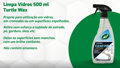 Limpa Vidros 500 ml Turtle Wax