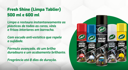 Limpa Tablier em Spray Brilhante "Fresh Shine" Baunilha 500 ml Turtle Wax